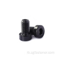 Grad 8.8 Black Zinc Hexagon Socket dënnem Kapp Schraube